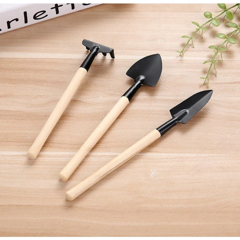 3Pcs Shovels Rake Wide Narrow Useful Planting Shovel Digging Soil Handle Gardening Hand Tools Growing Family Garden