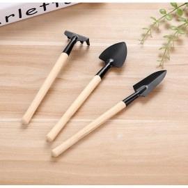 3Pcs Shovels Rake Wide Narrow Useful Planting Shovel Digging Soil Handle Gardening Hand Tools Growing Family Garden