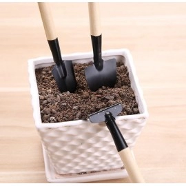 3Pcs Shovels Rake Wide Narrow Useful Planting Shovel Digging Soil Handle Gardening Hand Tools Growing Family Garden