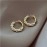 Korean New Simple Temperament Circle Pearl Earrings Fashion Small Versatile Earrings Women's Jewelry