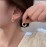 Korean New Simple Temperament Circle Pearl Earrings Fashion Small Versatile Earrings Women's Jewelry
