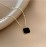 Stainless Steel Necklaces Black Exquisite Minimalist Square Pendant Choker Chains Fashion Necklace For Women Jewelry Party Gifts