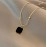 Stainless Steel Necklaces Black Exquisite Minimalist Square Pendant Choker Chains Fashion Necklace For Women Jewelry Party Gifts
