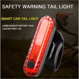 Rear Bike Tail Light USB Rechargeable Red Ultra Bright Taillights Fit On Bicycle/Helmet Easy to Install for Cycling